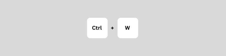 Shortcut keys for closing the active window