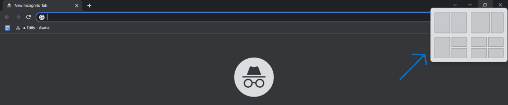 Snap layouts in the windows 11